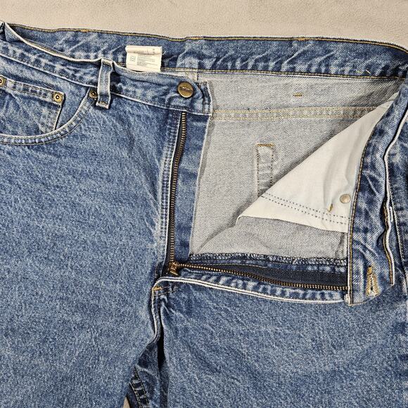 VTG Carhartt B26 DST Denim Shorts Men’s Size 36 (34) Blue Workwear Y2K Dadcore - Picture 3 of 11